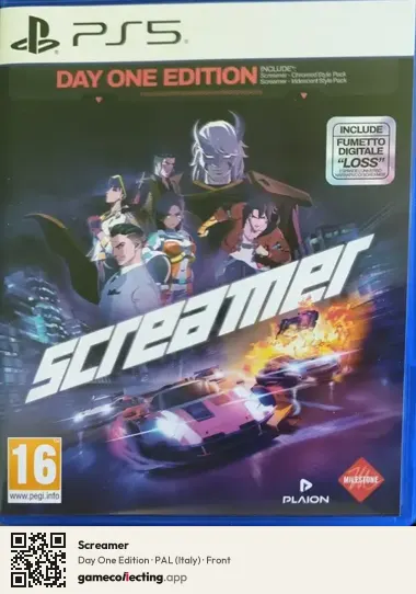 Screamer PlayStation 5, Italy box front