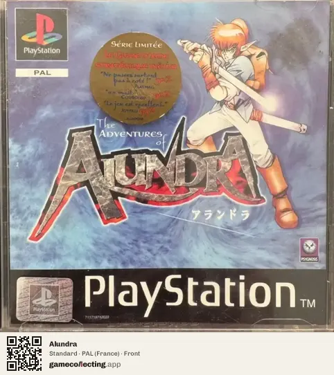 Alundra PlayStation, France box front