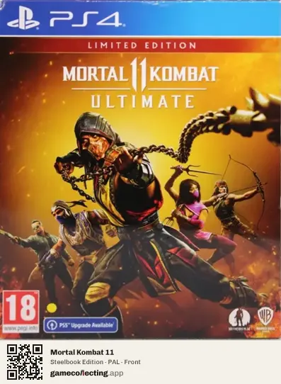 Mortal Kombat 11 PlayStation 4, PAL box front