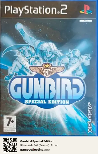 Gunbird Special Edition PlayStation 2, France box front