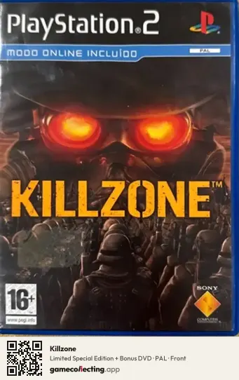 Killzone PlayStation 2, PAL box front