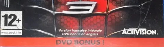 Spider-Man 3, the PEGI square on its front