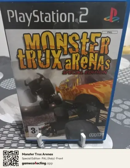 Monster Trux Arenas PlayStation 2, Italy box front