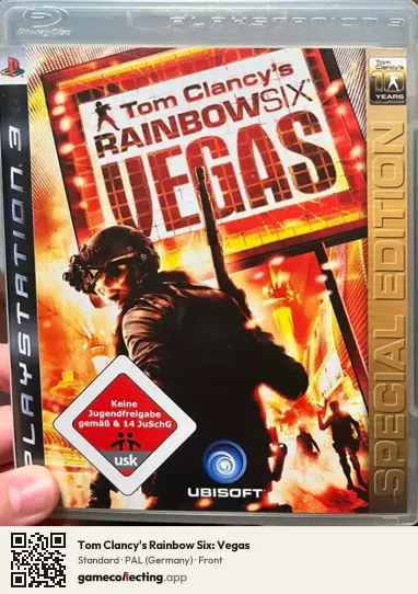 Tom Clancy's Rainbow Six: Vegas PlayStation 3, Germany box front