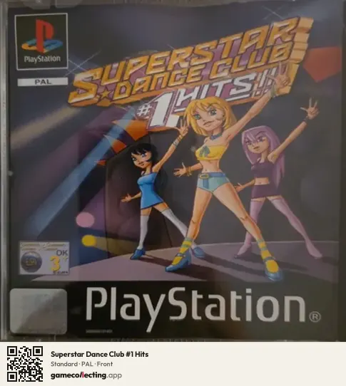Superstar Dance Club #1 Hits PlayStation, PAL box front
