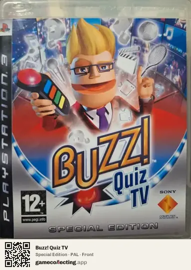 Buzz! Quiz TV PlayStation 3, PAL box front