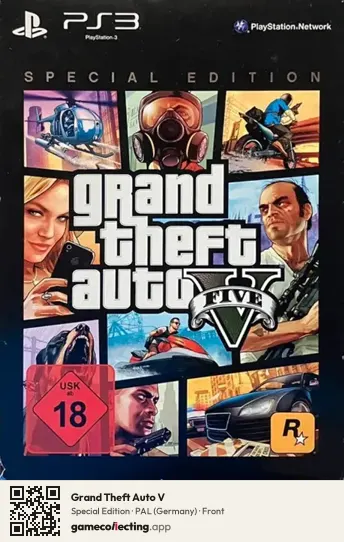 Grand Theft Auto V PlayStation 3, Germany box front