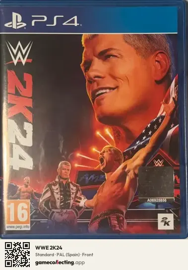 WWE 2K24 PlayStation 4, Spain box front