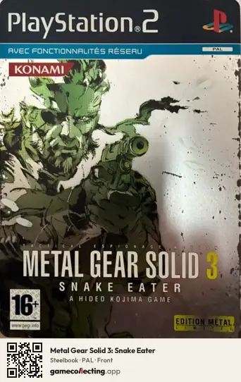 Metal Gear Solid 3: Snake Eater PlayStation 2, PAL box front