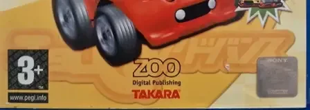 Gadget Racers, the PEGI square on its front
