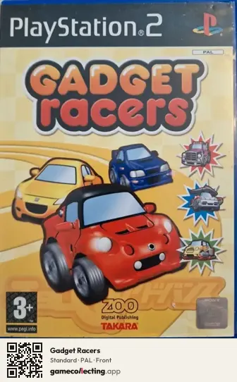 Gadget Racers PlayStation 2, PAL box front