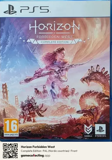 Horizon Forbidden West PlayStation 5, Nordic countries box front