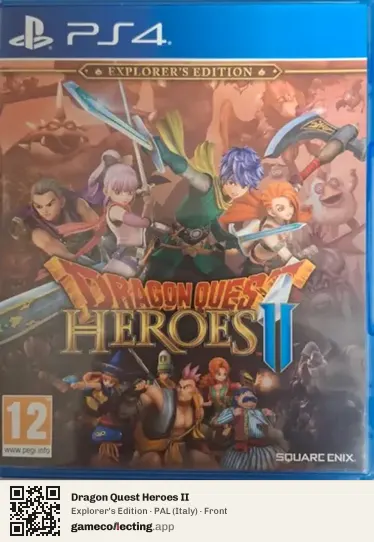 Dragon Quest Heroes II PlayStation 4, Italy box front