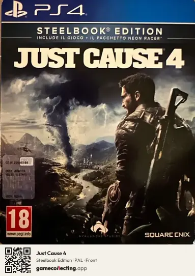 Just Cause 4 PlayStation 4, PAL box front