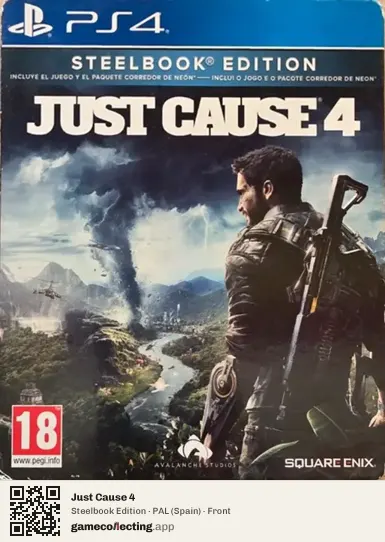Just Cause 4 PlayStation 4, Spain box front