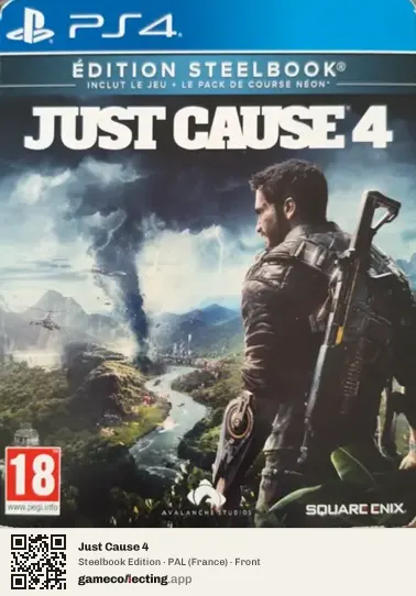 Just Cause 4 PlayStation 4, France box front