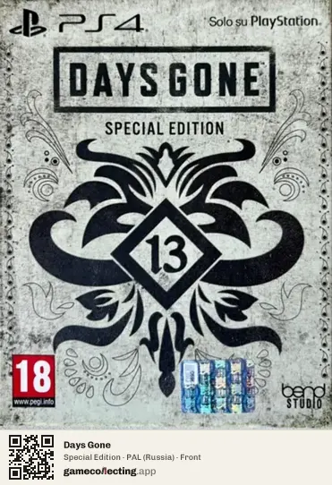 Days Gone PlayStation 4, Russia box front