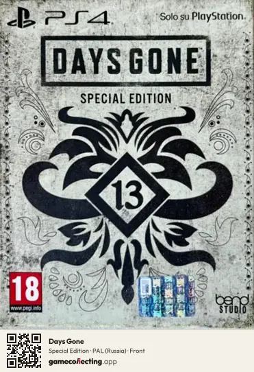 Days Gone PlayStation 4, Russia box front