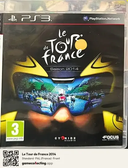 Le Tour de France 2014 PlayStation 3, France box front