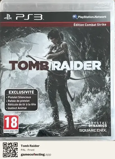 Tomb Raider PlayStation 3, PAL box front