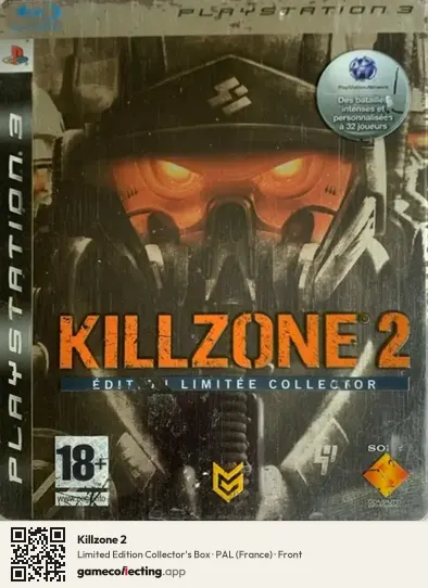 Killzone 2 PlayStation 3, France box front