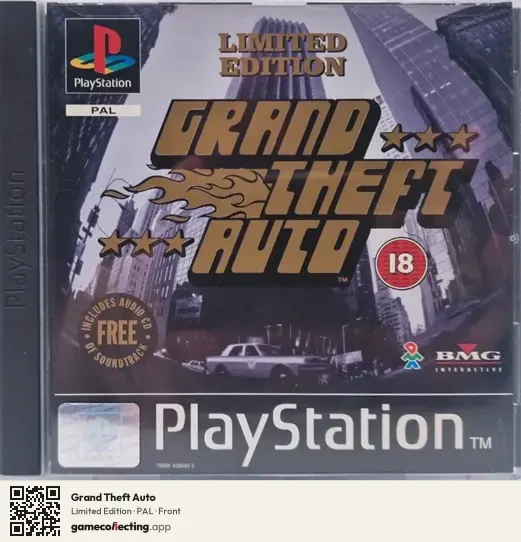 Grand Theft Auto PlayStation, PAL box front