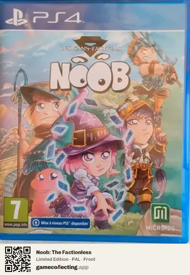 Noob: The Factionless PlayStation 4, PAL box front