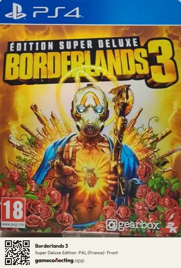 Borderlands 3 PlayStation 4, France box front
