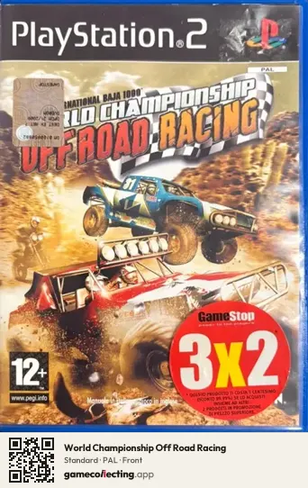 World Championship Off Road Racing PlayStation 2, PAL box front