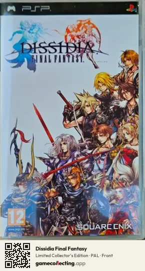 Dissidia Final Fantasy PlayStation Portable, PAL box front