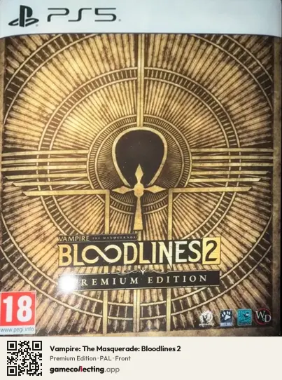 Vampire: The Masquerade: Bloodlines 2 PlayStation 5, PAL box front