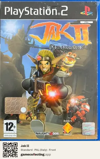 Jak II PlayStation 2, Italy box front