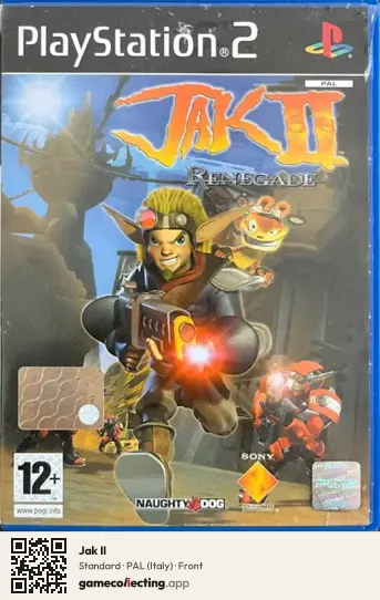 Jak II PlayStation 2, Italy box front