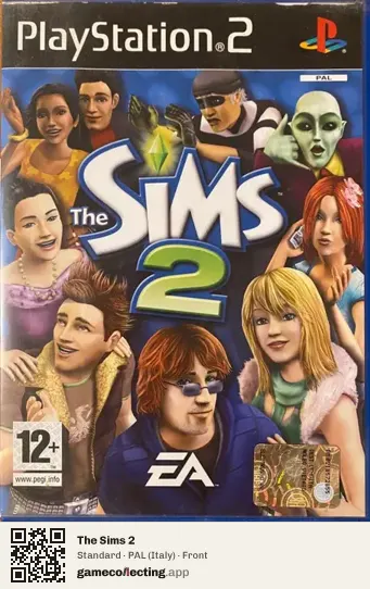 The Sims 2 PlayStation 2, Italy box front