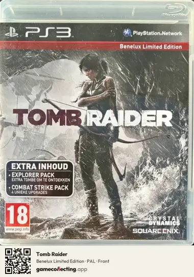 Tomb Raider PlayStation 3, PAL box front