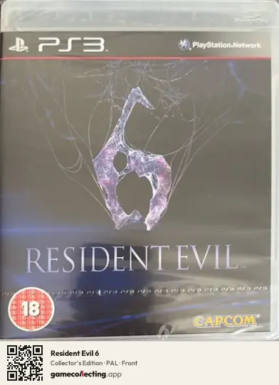 Resident Evil 6 PlayStation 3, PAL box front