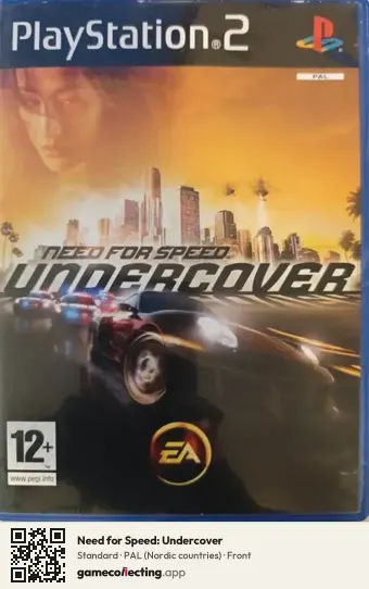 Need for Speed: Undercover PlayStation 2, Nordic countries box front