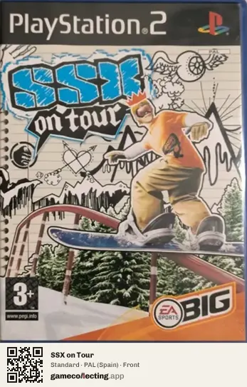 SSX on Tour PlayStation 2, Spain box front