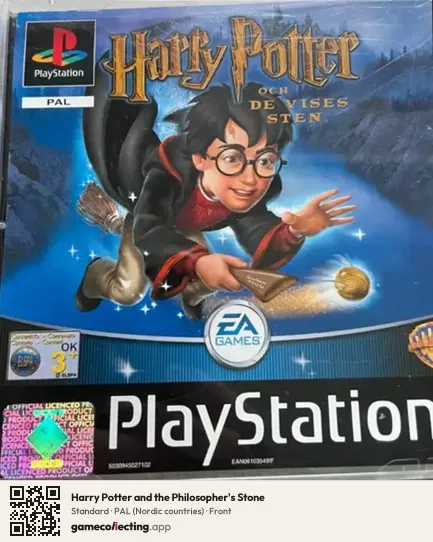 Harry Potter and the Philosopher's Stone PlayStation, Nordic countries box front