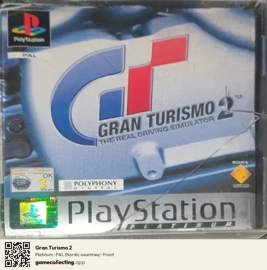 Gran Turismo 2 PlayStation, Nordic countries box front