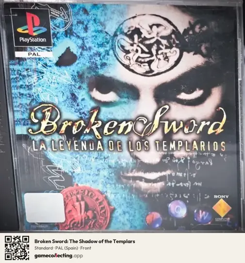 Broken Sword: The Shadow of the Templars PlayStation, Spain box front
