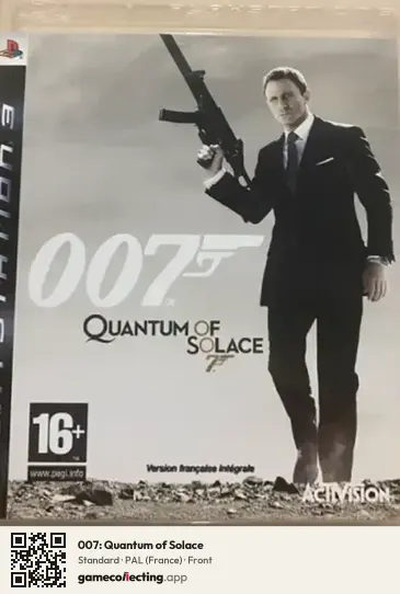 007: Quantum of Solace PlayStation 3, France box front