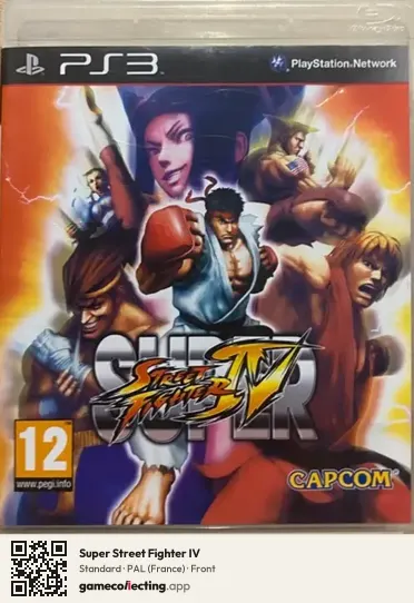 Super Street Fighter IV PlayStation 3, France box front
