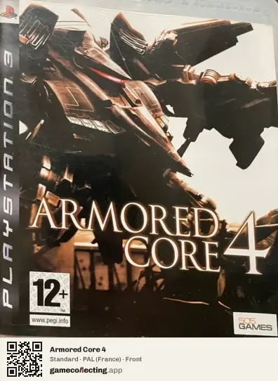 Armored Core 4 PlayStation 3, France box front
