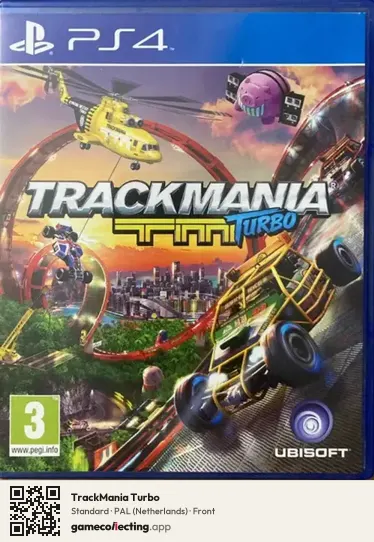 TrackMania Turbo PlayStation 4, Netherlands box front