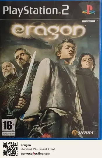 Eragon PlayStation 2, Spain box front