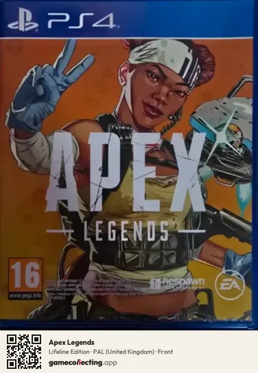 Apex Legends PlayStation 4, United Kingdom box front