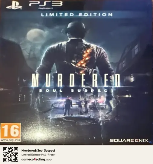 Murdered: Soul Suspect PlayStation 3, PAL box front
