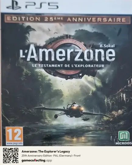 Amerzone: The Explorer's Legacy PlayStation 5, Germany box front