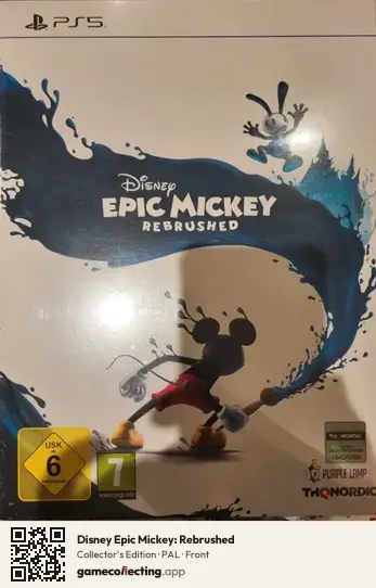 Disney Epic Mickey: Rebrushed PlayStation 5, PAL box front